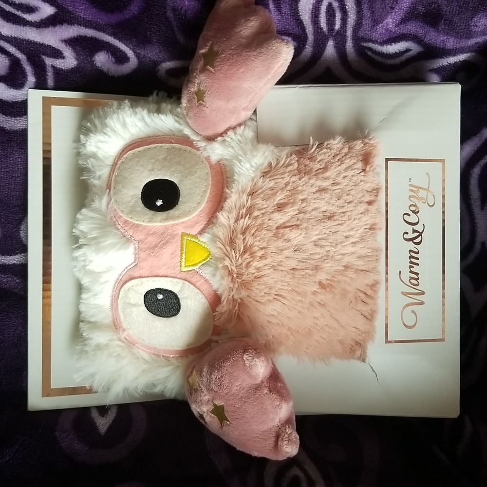 😍 NEW Warm & Cozy Plush Owl-microwaveable warmer